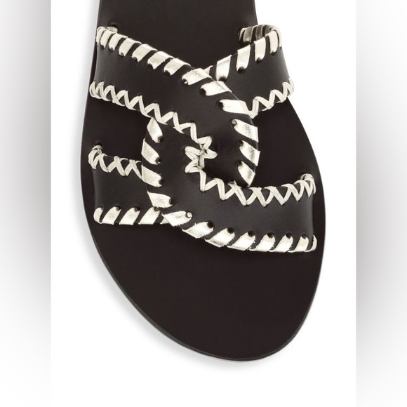 Ancient Greek Sandals Whipstitch Desmos Slide Sandal - Picture 2 of 13